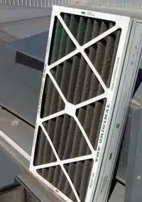 Tech Talk - Air Conditioning Filters 1 Blocked disposable filter