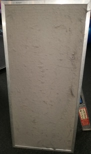 Dirty air conditioner filter needing replacement