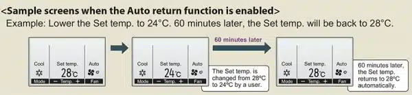 Upgrade your dated black and white Mitsubishi Electric controller - PAR-21 to PAR40 2 PAR-33 autoreturn