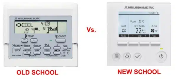 Upgrade your dated black and white Mitsubishi Electric controller - PAR-21 to PAR40 1 Upgrade your dated black and white Mitsubishi Electric controller - PAR-21 to PAR33