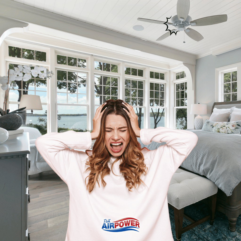 Repairing a noisy ceiling fan