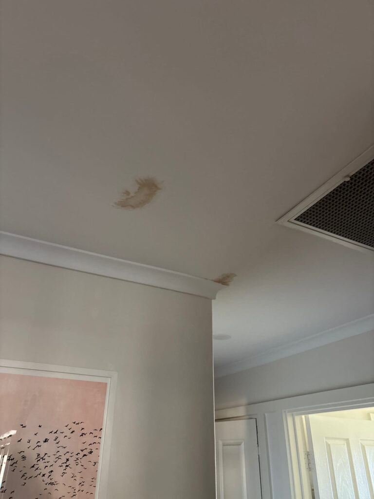 Air Conditioning Installation Mistakes 18 Ceiling damage from poorly installed drains