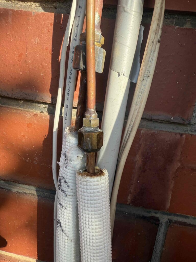 Air Conditioning Installation Mistakes 11 Leaking copper flare connections on 18 month old unit. Install not answering calls