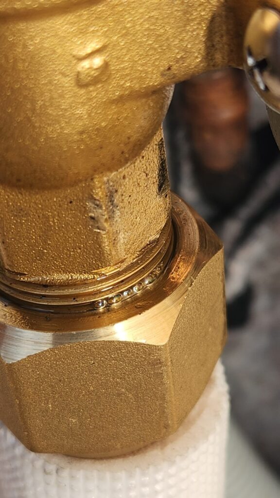 Air Conditioning Installation Mistakes 12 Leaking flares on a 6 week old system