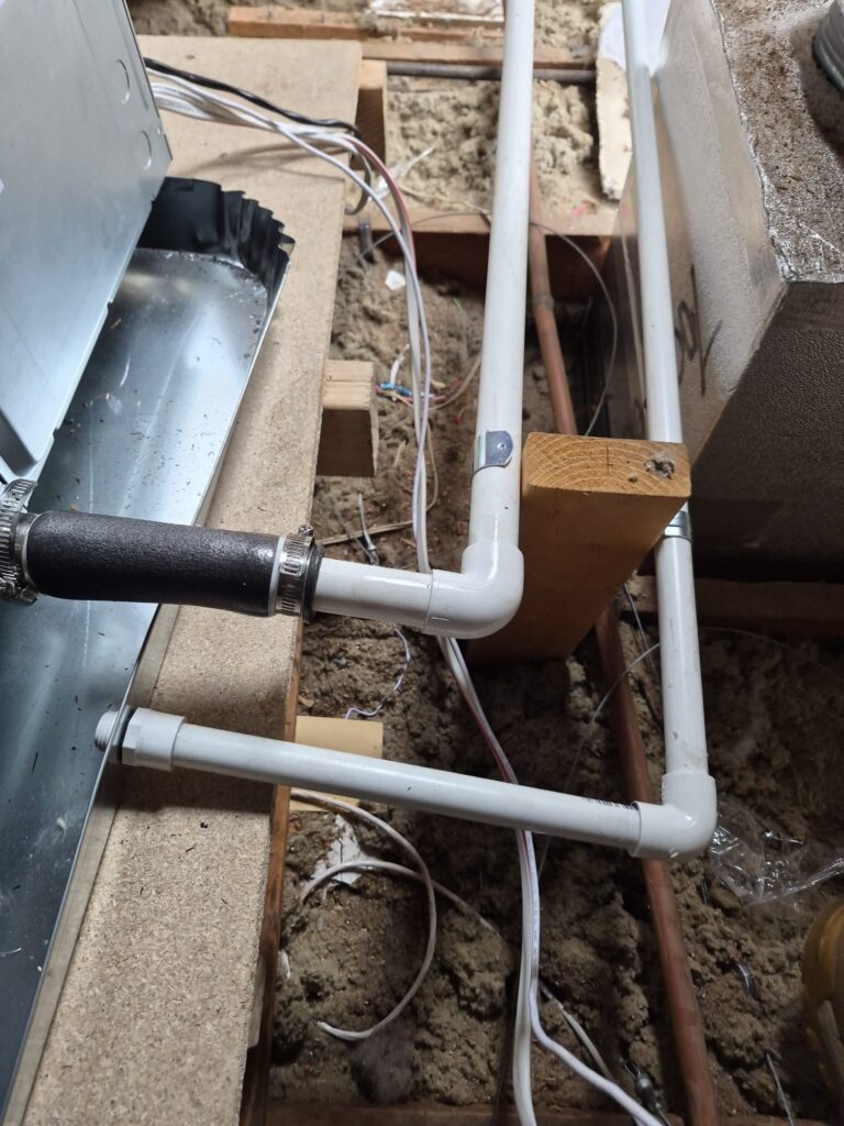 Air Conditioning Installation Mistakes 20 Secured drains correctly sized