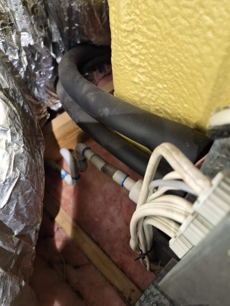 Air Conditioning Installation Mistakes 16 Undersized p-trap non serviceable