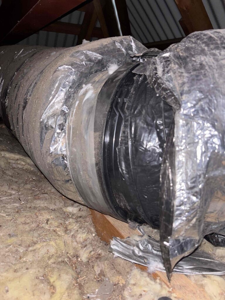 Air Conditioning Installation Mistakes 29 Unsealed ducting, system looses performance and potential air leaks