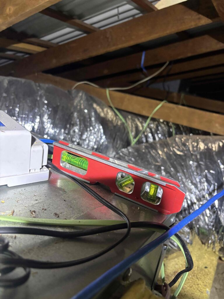 Air Conditioning Installation Mistakes 27 Without proper springs and platforms, this unit is unlevel and leaking into the ceiling